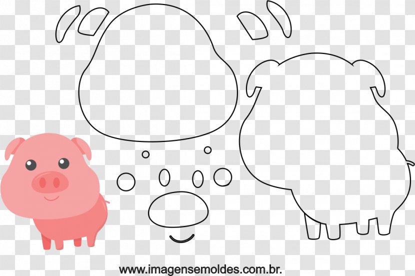 Snout Cheek Human Mouth Smile - Frame - Porco Transparent PNG