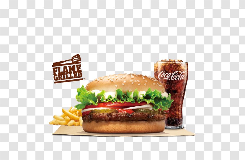 Whopper Hamburger Fast Food Bacon Burger King - Veggie Transparent PNG