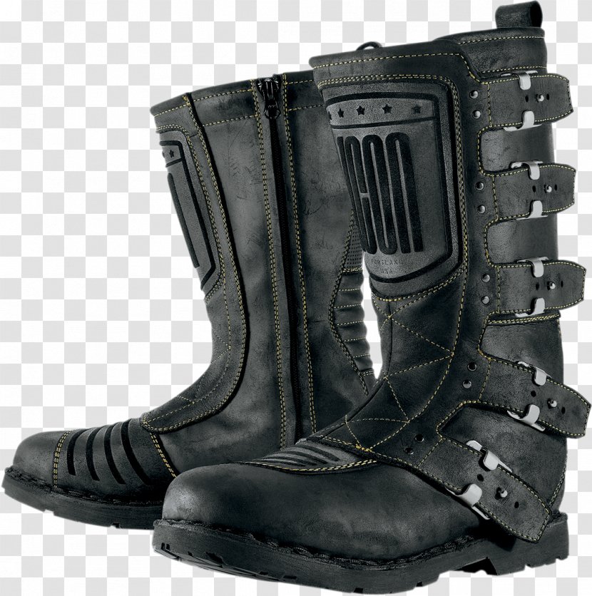 Motorcycle Boot Footwear Leather Shank - Riding Boots Transparent PNG