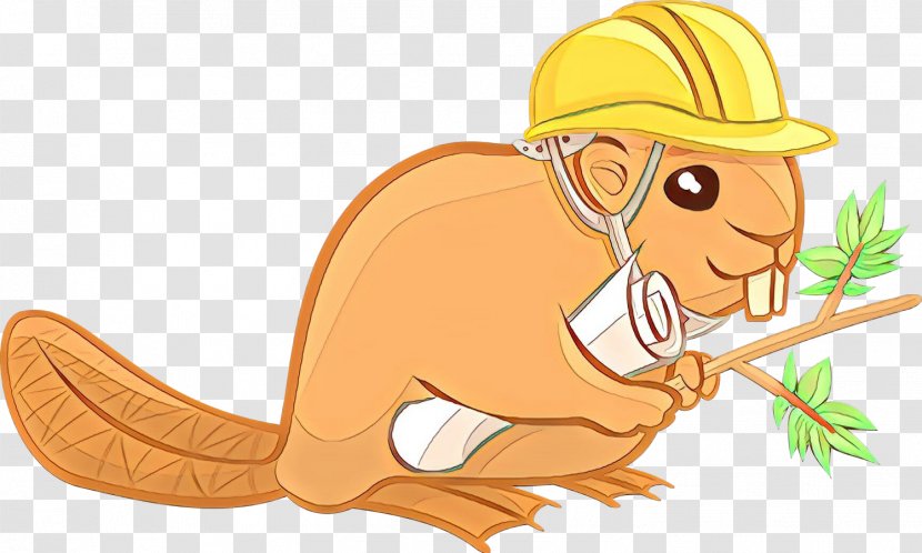 Clip Art Beaver Image Illustration - Headgear - Tail Transparent PNG