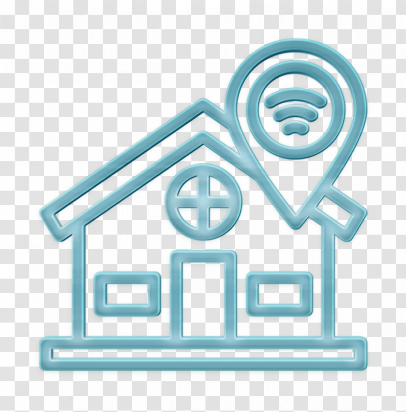 Smart Home Icon Location Icon Home Address Icon Transparent PNG
