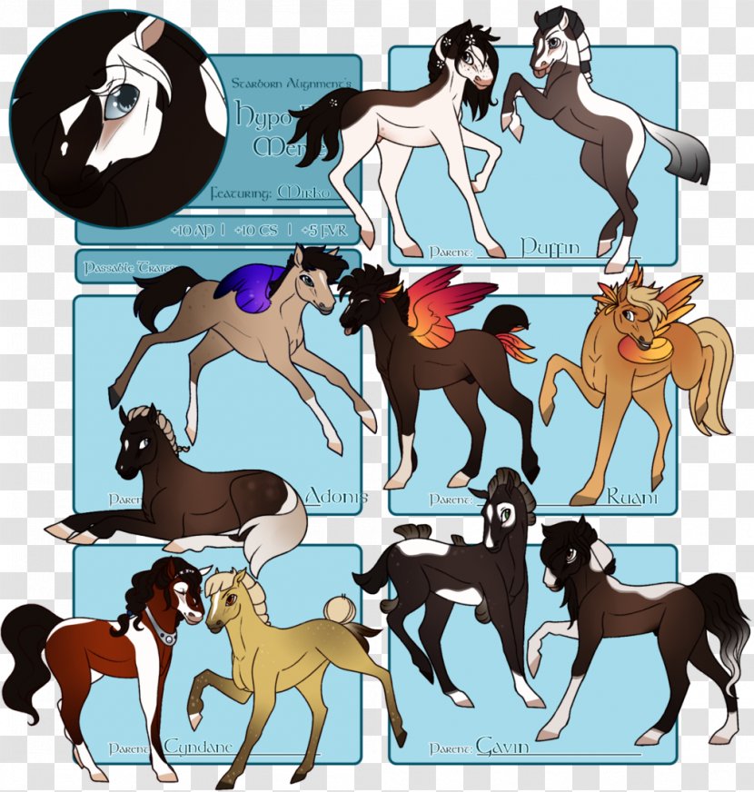 Dog Pony Mustang Art - Cartoon Transparent PNG