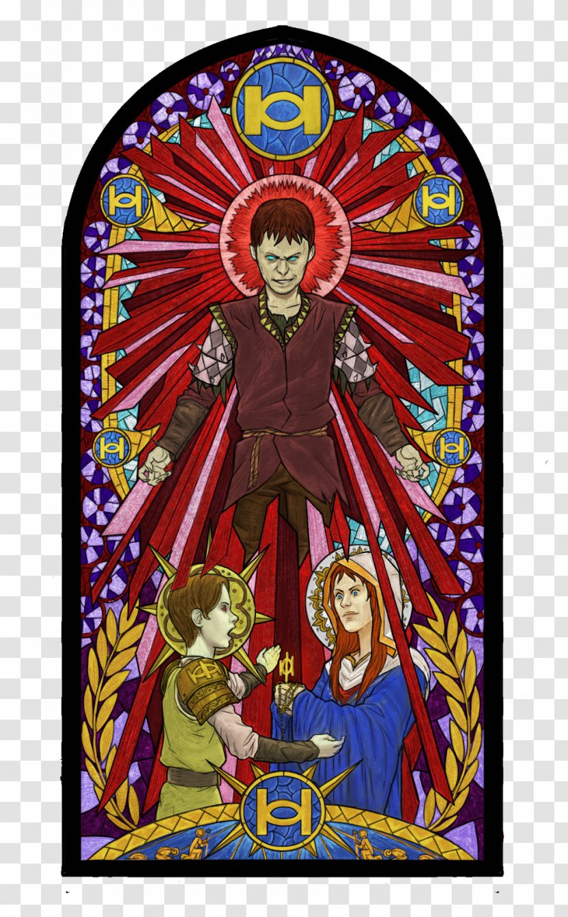 Stained Glass Religion Poster Transparent PNG