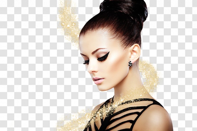 Fashion Woman Cosmetics Beauty Eye Liner - Flower - Creative Makeup Transparent PNG