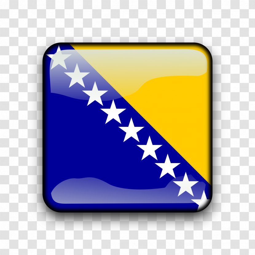 Republic Of Bosnia And Herzegovina Croatian Herzeg-Bosnia Flag - Brazil Transparent PNG