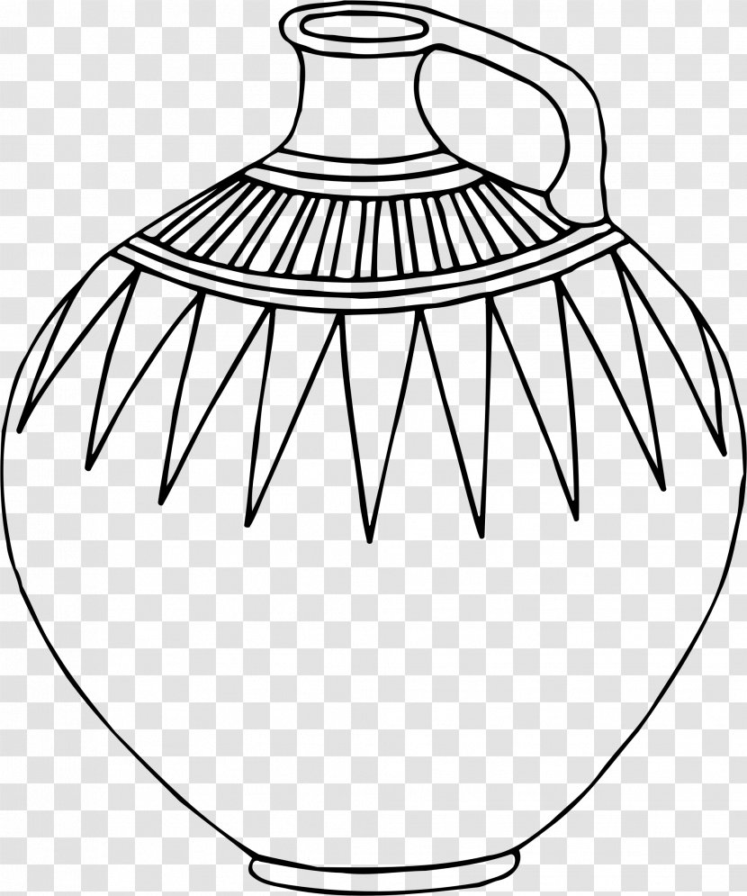 Drawing Vase Line Art - Container Transparent PNG