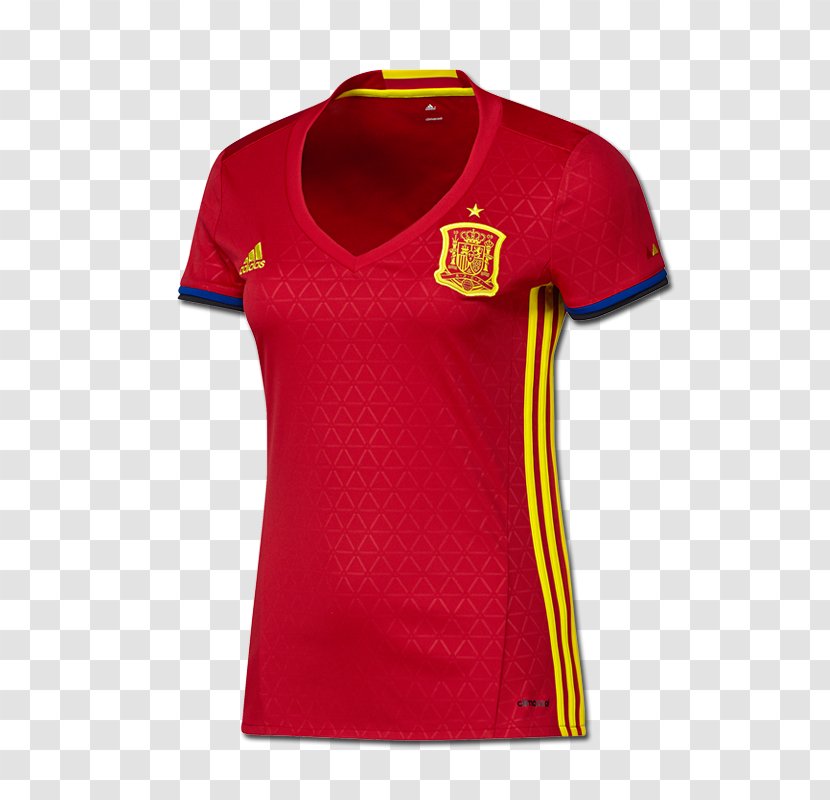 UEFA Euro 2016 Spain National Football Team Jersey - Isco Transparent PNG