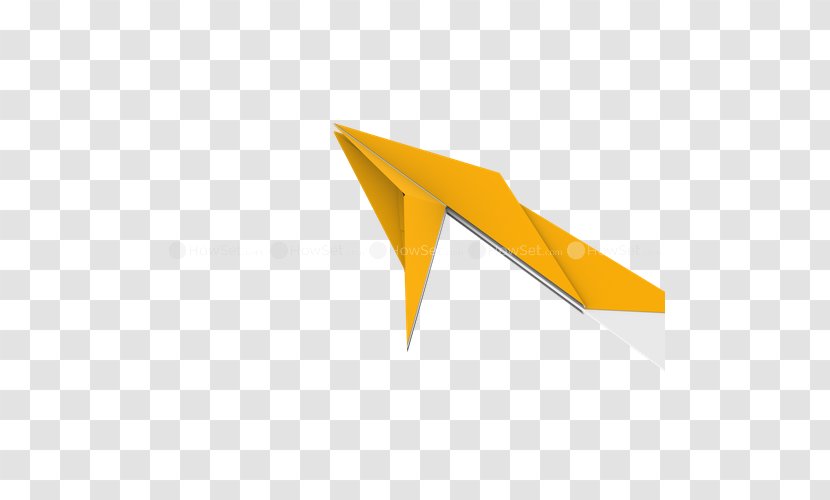 Paper Origami A4 Bird Angle - Yellow - Letter Transparent PNG