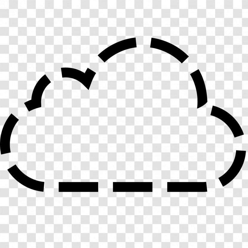 Cloud Computing Download Clip Art - Smile - Dashed Vector Transparent PNG