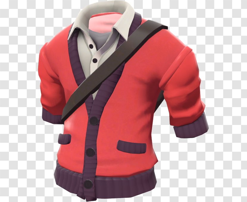 Loadout Team Fortress 2 Cardigan Jacket Sleeve - Protective Gear In Sports Transparent PNG