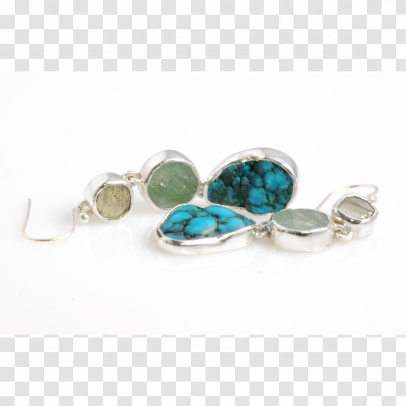 Turquoise Earring Jewellery Emerald Silver - Earrings Transparent PNG
