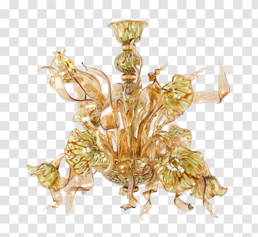 Vetreria Artistica Reno Schiavon S.r.l. Vase Murano Glass Brass Lighting - Chandelier - Tableware Transparent PNG