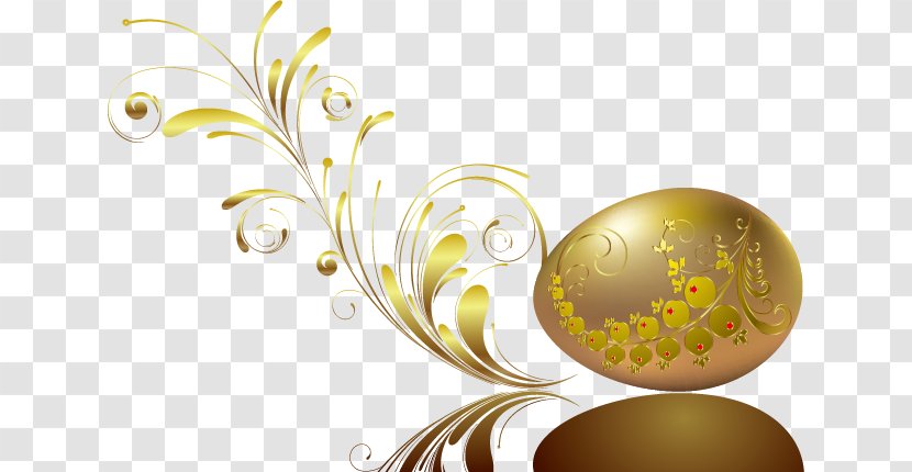 Easter Bunny Egg Clip Art - Stylish Background Transparent PNG