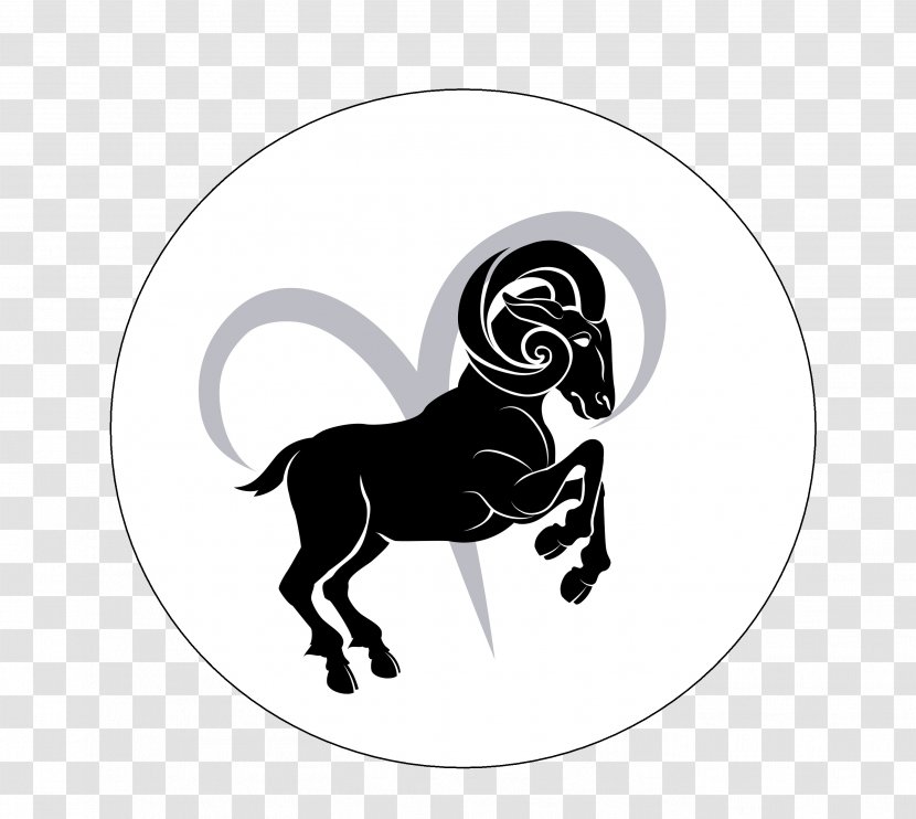 Aries Astrological Sign Horoscope Astrology Zodiac - Silhouette Transparent PNG