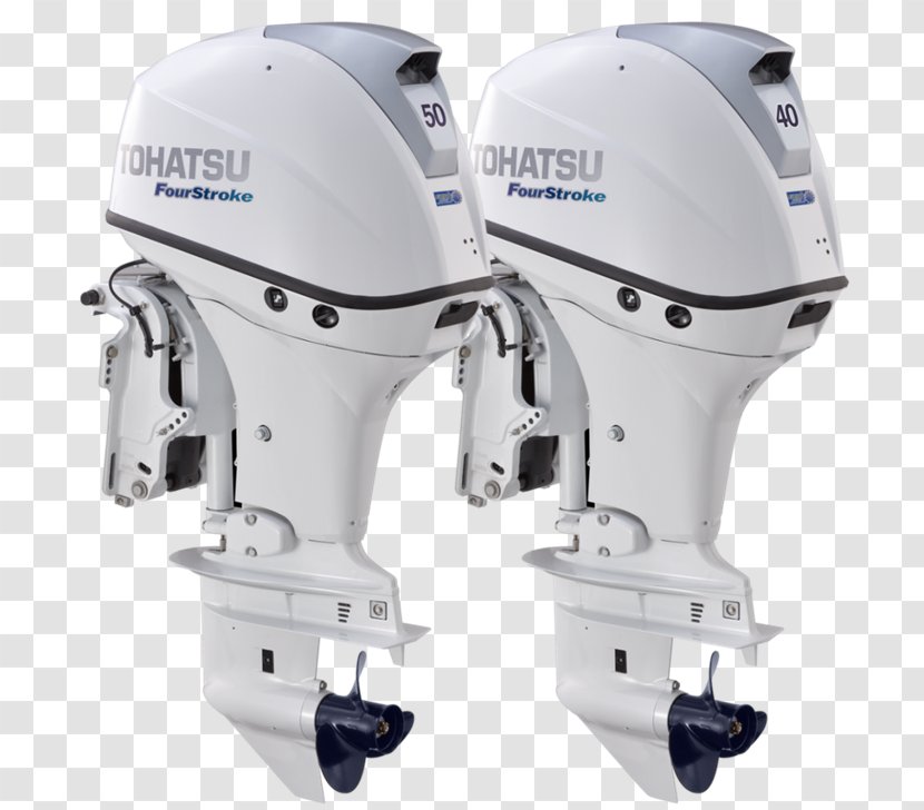 Outboard Motor Tohatsu Boat Four-stroke Engine - Ship - 50 Mercury Transparent PNG