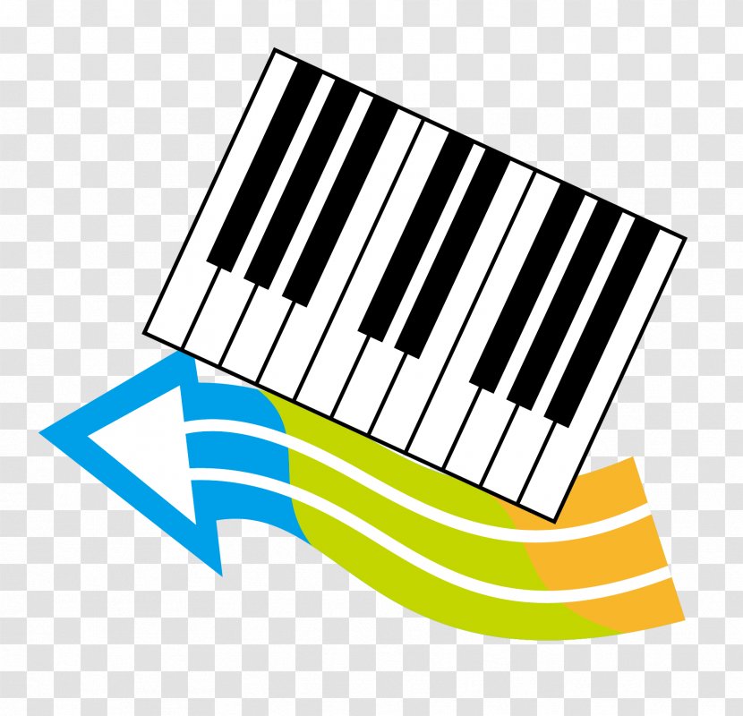 Piano Musical Keyboard - Watercolor - Keys Transparent PNG