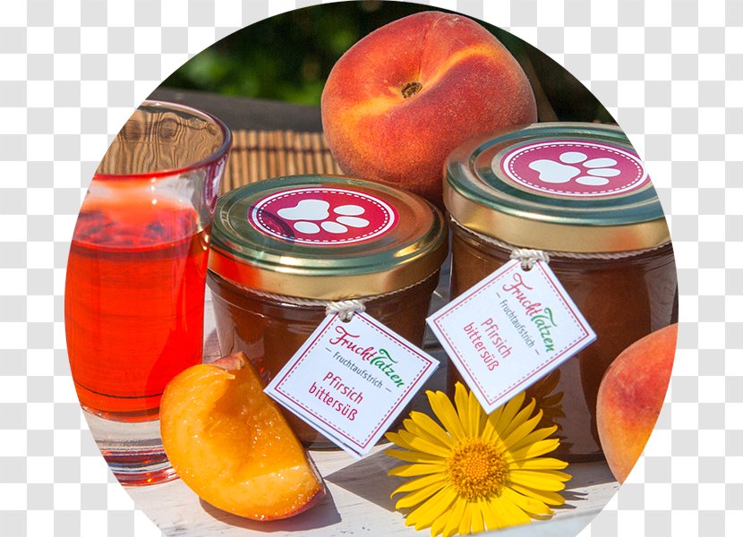 Peach Jam Fruchtaufstrich Fruit Sugar - Food Transparent PNG