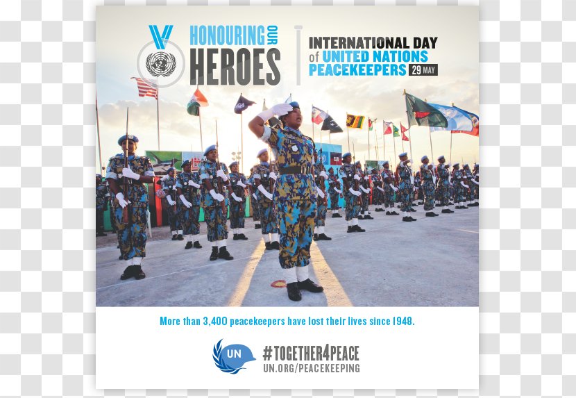 Infantry Poster - Military Organization - Day Of Un Peacekeepers Transparent PNG