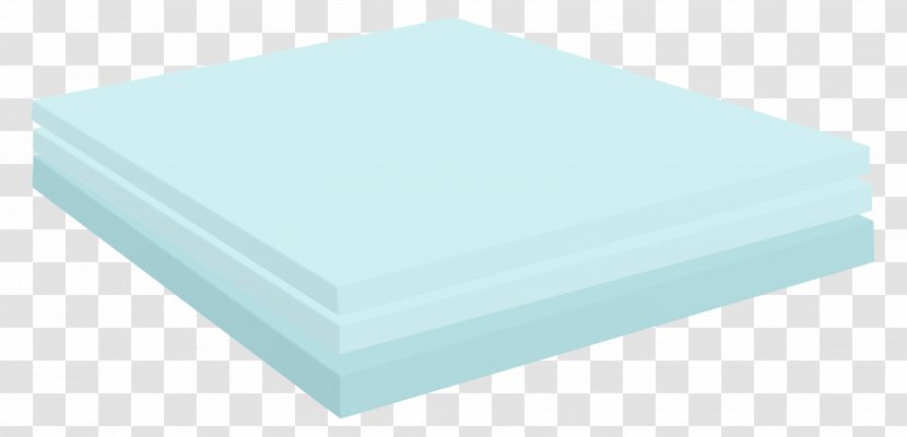 Material Rectangle Microsoft Azure Turquoise - Mattress Transparent PNG