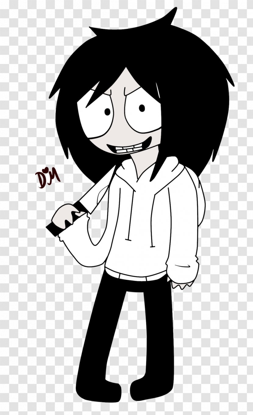 Jeff The Killer Drawing YouTube - Flower - Chucky Transparent PNG