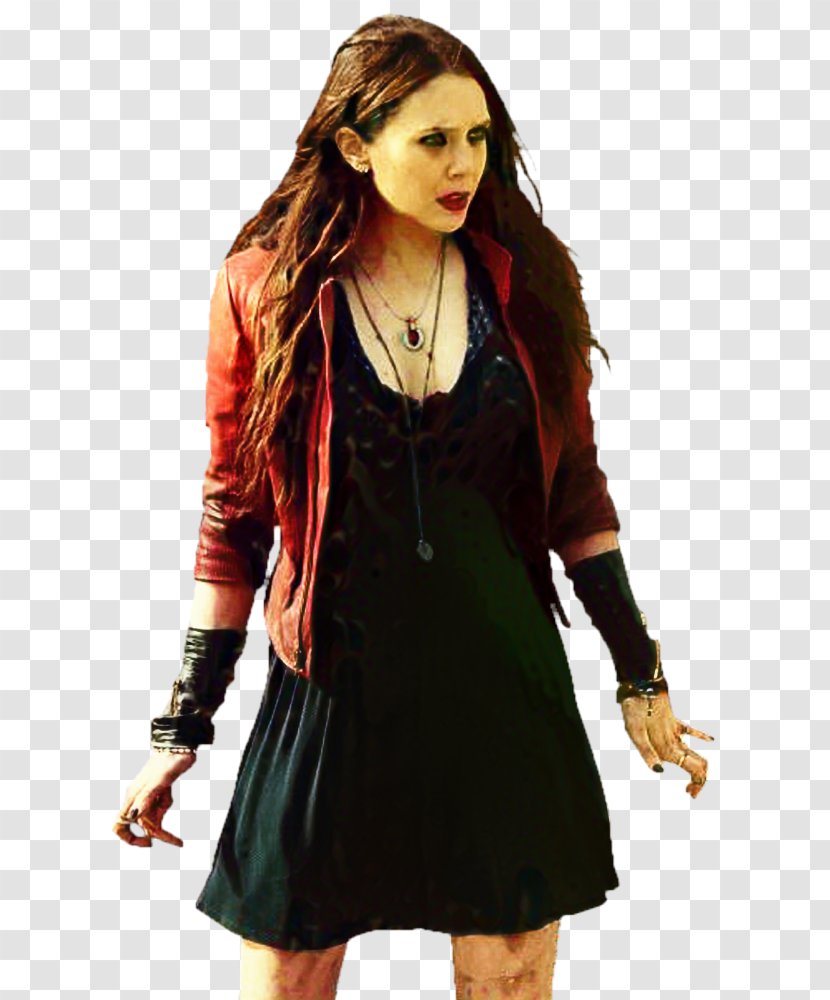 Elizabeth Olsen Wanda Maximoff Avengers: Age Of Ultron Quicksilver Vision - Black Widow Transparent PNG