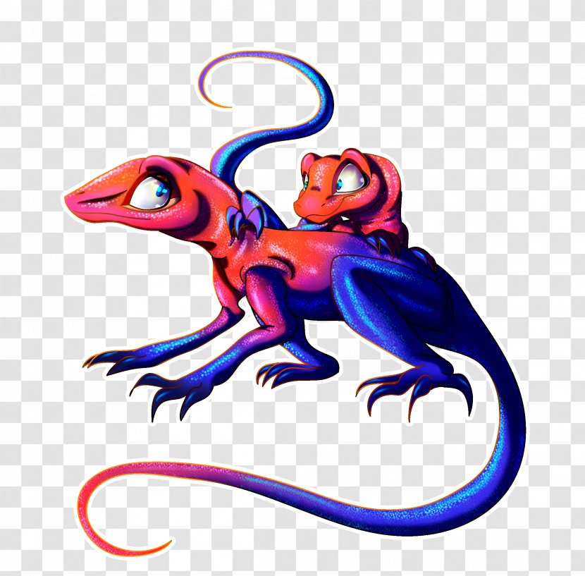 Reptile Clip Art Illustration Work Of - Gecko Transparent PNG