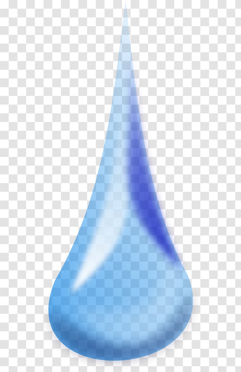Water Drop Clip Art - Blue Transparent PNG