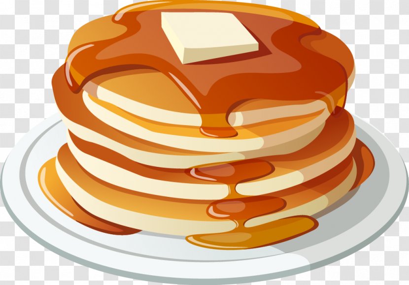 Pancake Breakfast Bacon Clip Art - Bread - Food Honey Transparent PNG