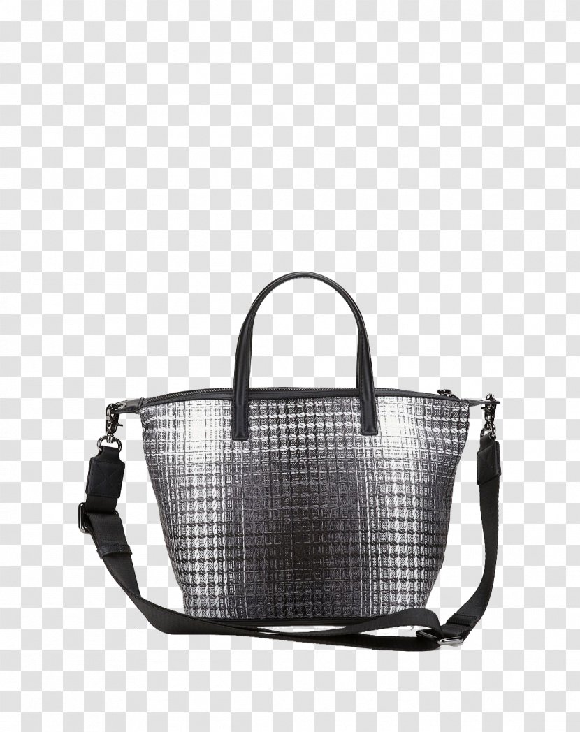 Tote Bag Clip Art - Black - Elle Silver Box Messenger Transparent PNG