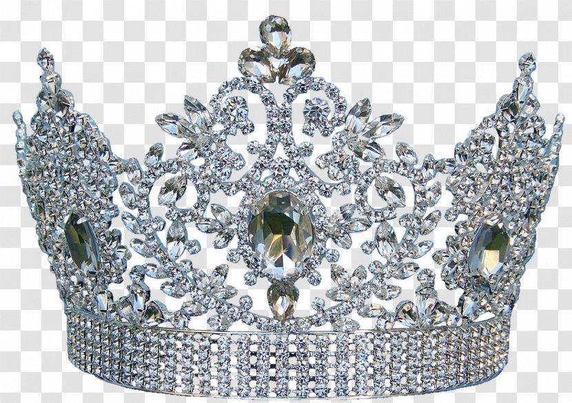 Diamond Crown Of Queen Elizabeth The Mother Tiara Jewellery - Headpiece Transparent PNG