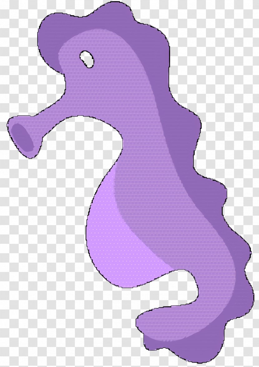 Duck Cartoon - Seahorse - Purple Transparent PNG
