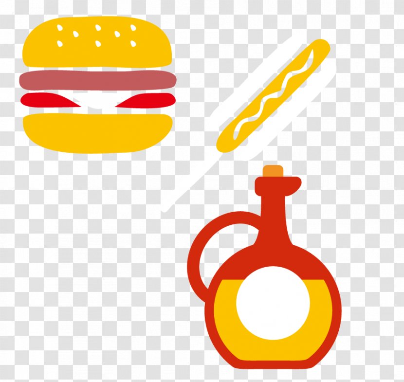High-fructose Corn Syrup Food Glycemic Index - Sugar - Vector Hamburger Kettle Fritters Transparent PNG