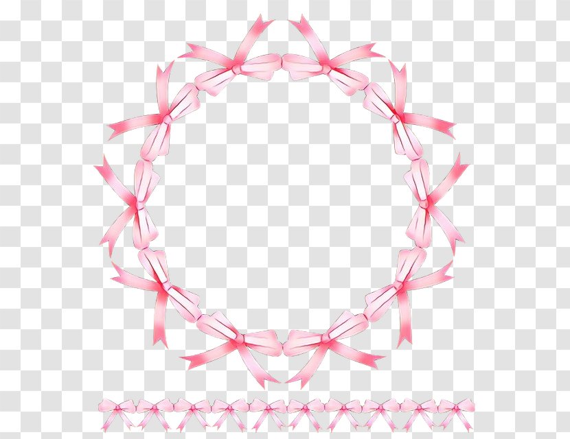 Pink Line Font Heart Fashion Accessory Transparent PNG