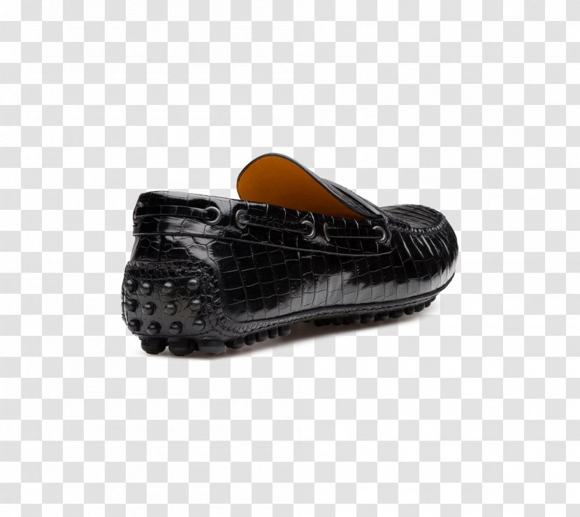 Slip-on Shoe Leather Walking Black M - Italian Shoes For Women Transparent PNG