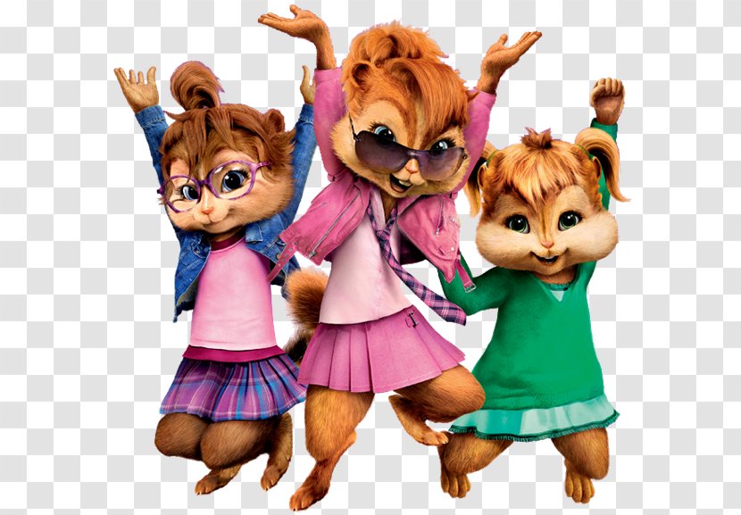 Jeanette Brittany The Chipettes Alvin And Chipmunks In Film - Squeakquel - Mammal Transparent PNG
