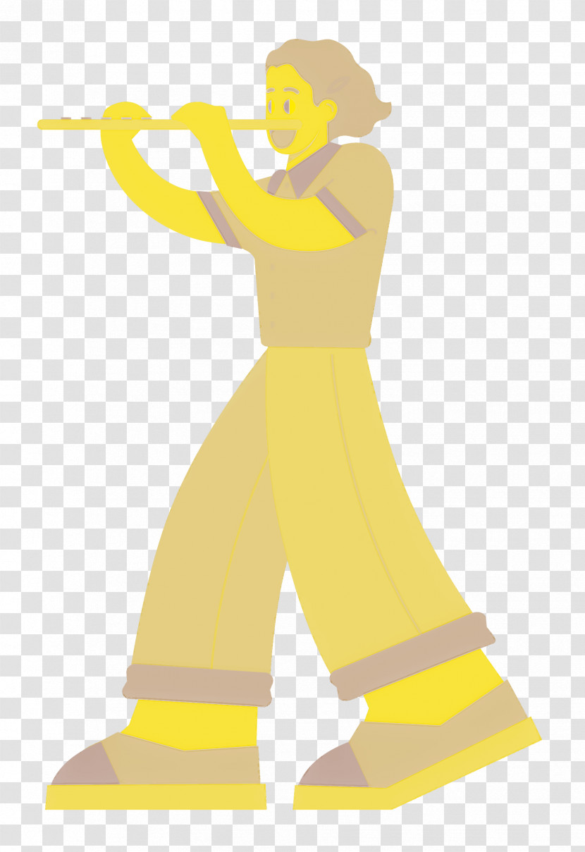 Playing The Flute Music Transparent PNG