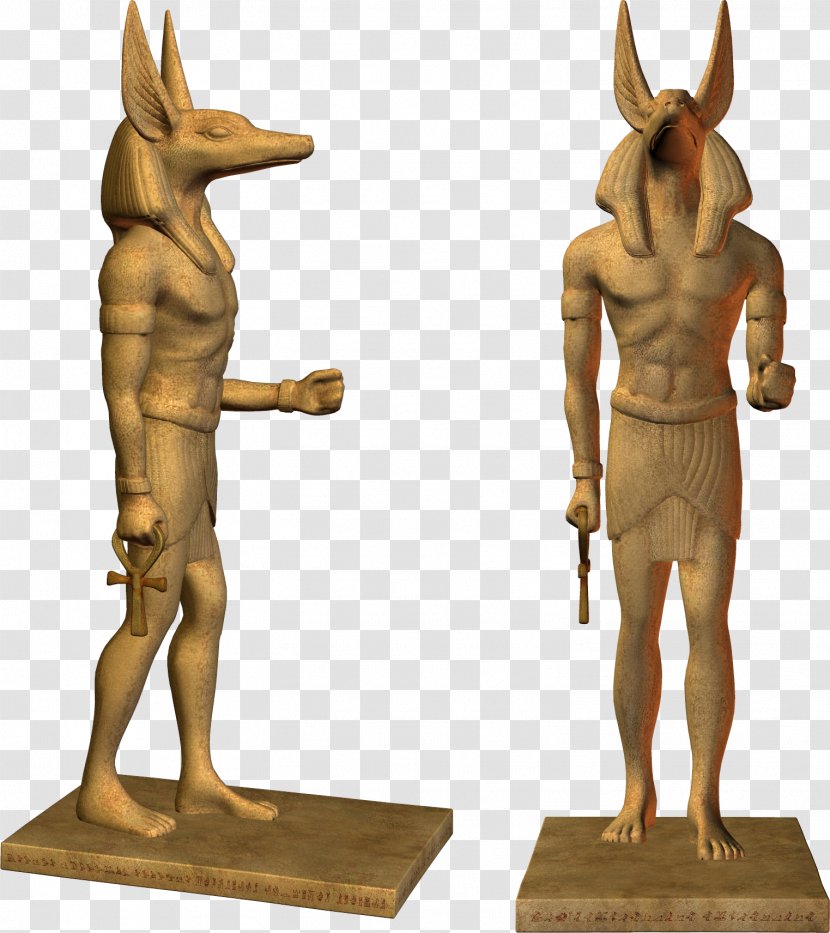 Egypt Statue Sculpture - Golden Centaur Transparent PNG