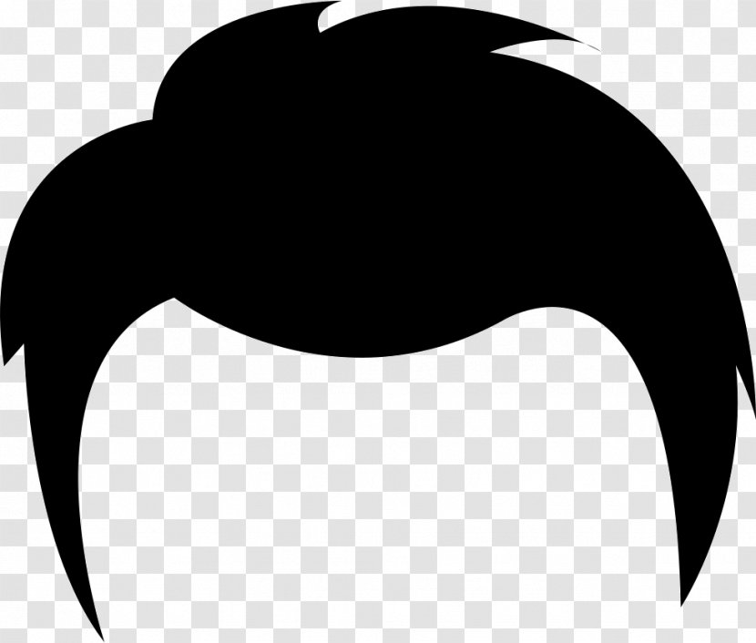 Black Hair Hairstyle - Water Bird - Short Transparent PNG