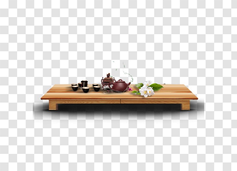 Coffee Table Floor Tile - Peugeot - Tea Set Transparent PNG