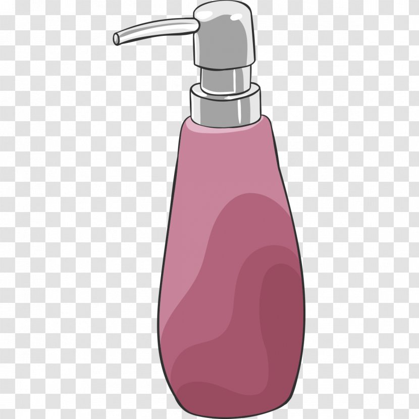 Shampoo Bottle Clip Art - Hand-painted Model Transparent PNG
