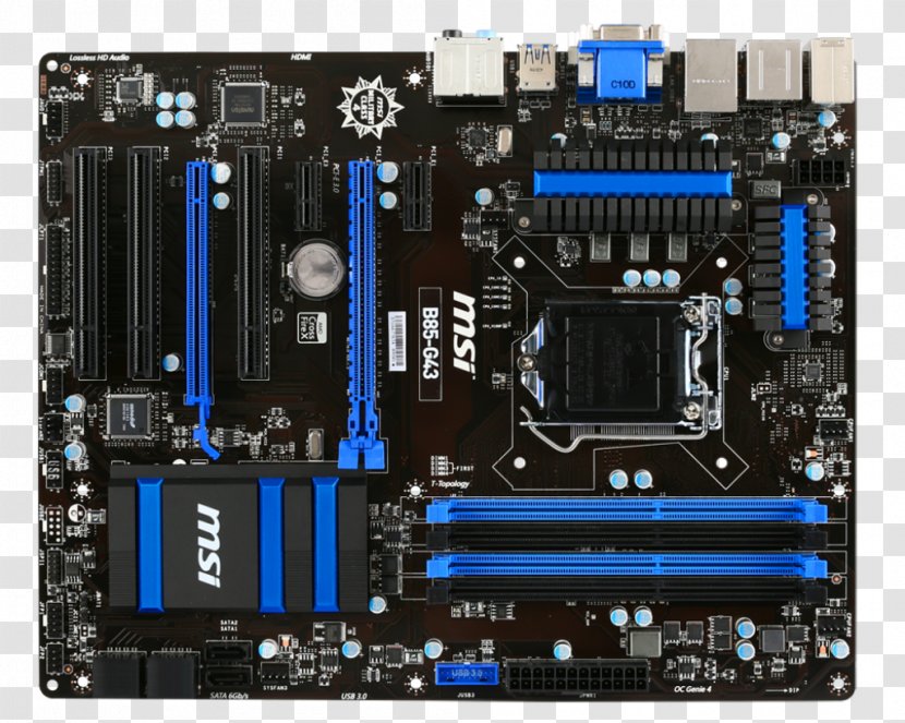 Intel LGA 1150 Motherboard MSI ATX - Msi Transparent PNG