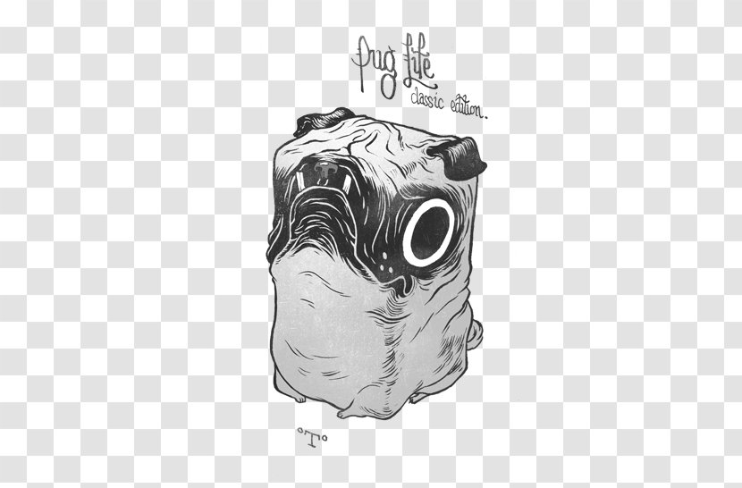 Pug Art Drawing - Dog - Design Transparent PNG
