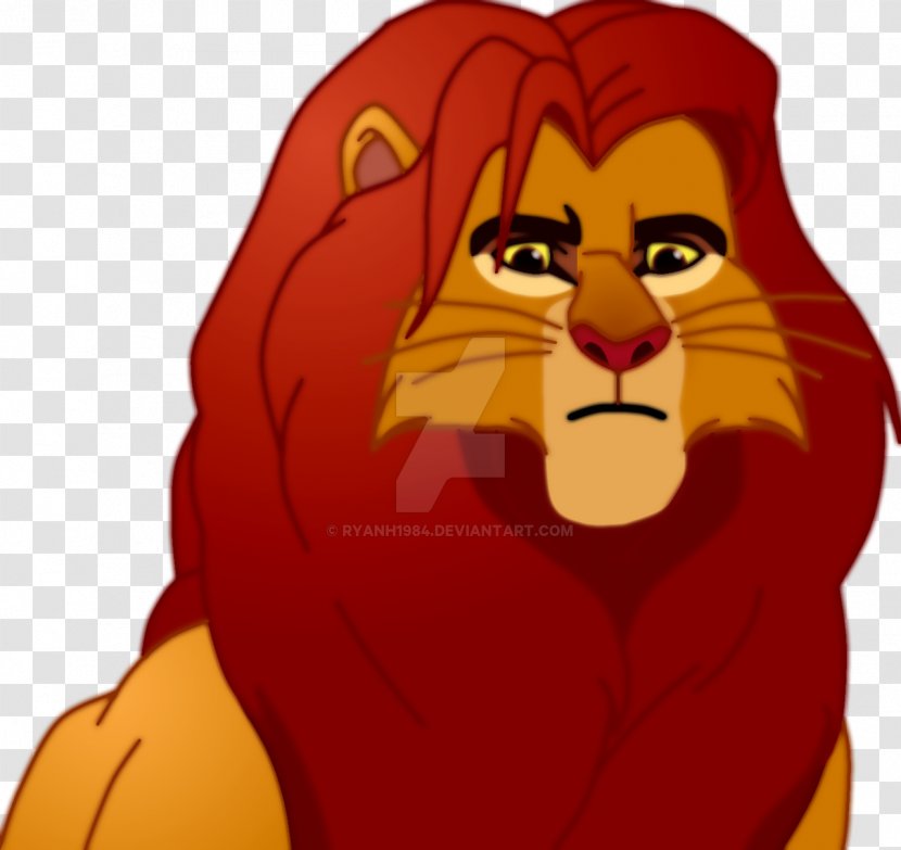 Simba Nala Scar Zira Lion - Mouth - The King Transparent PNG