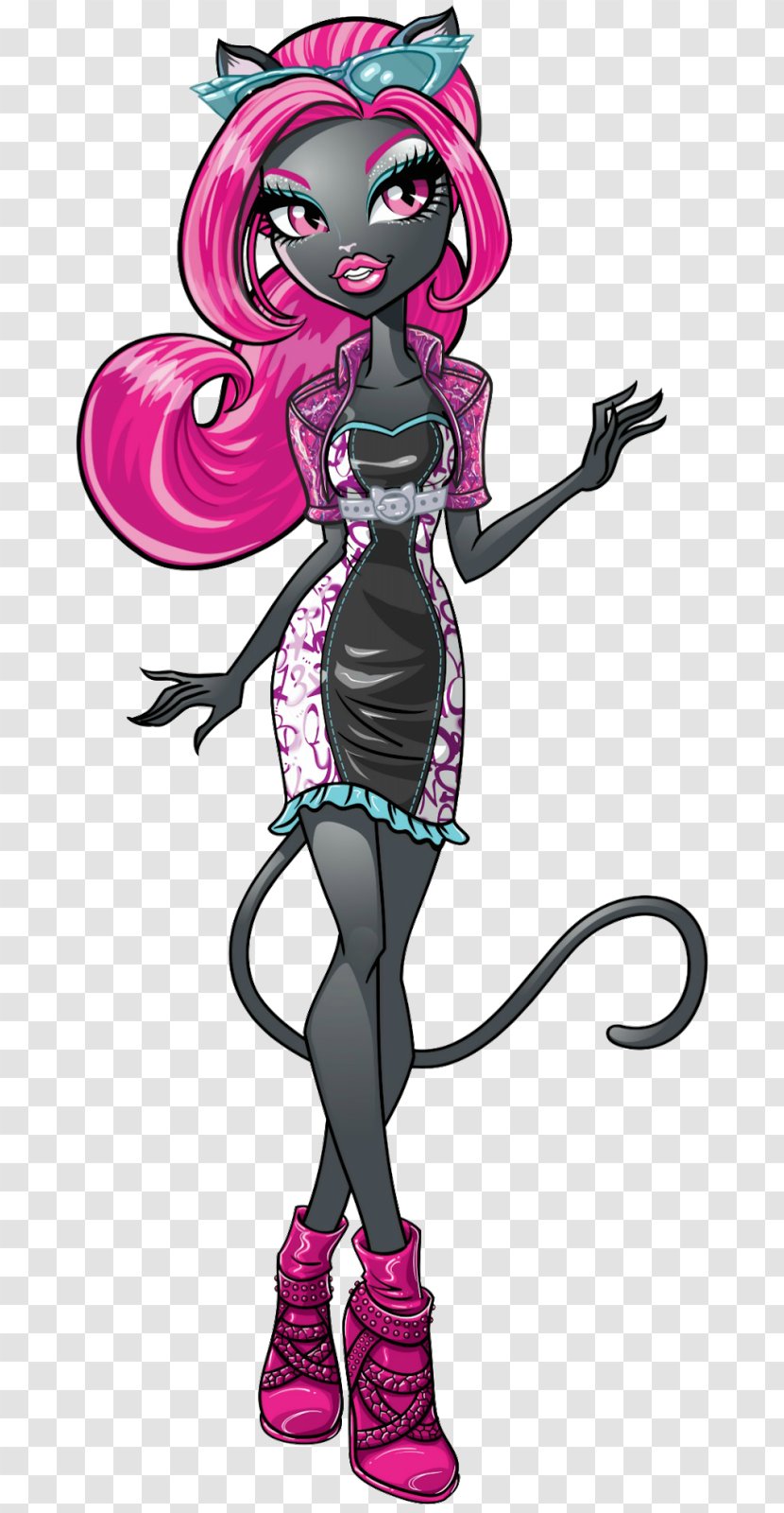 Monster High Boo York Bloodway Catty Noir Cleo DeNile Friday The 13th Doll Toy - Denile Transparent PNG