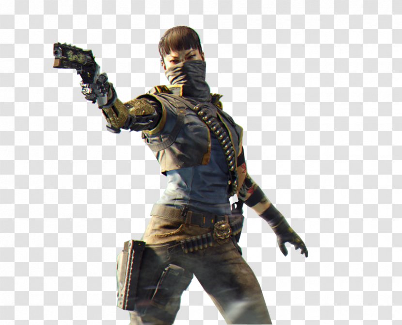 Call Of Duty: Black Ops WWII Video Game PlayStation 4 - Sony Playstation Slim - Female Soldier Transparent PNG