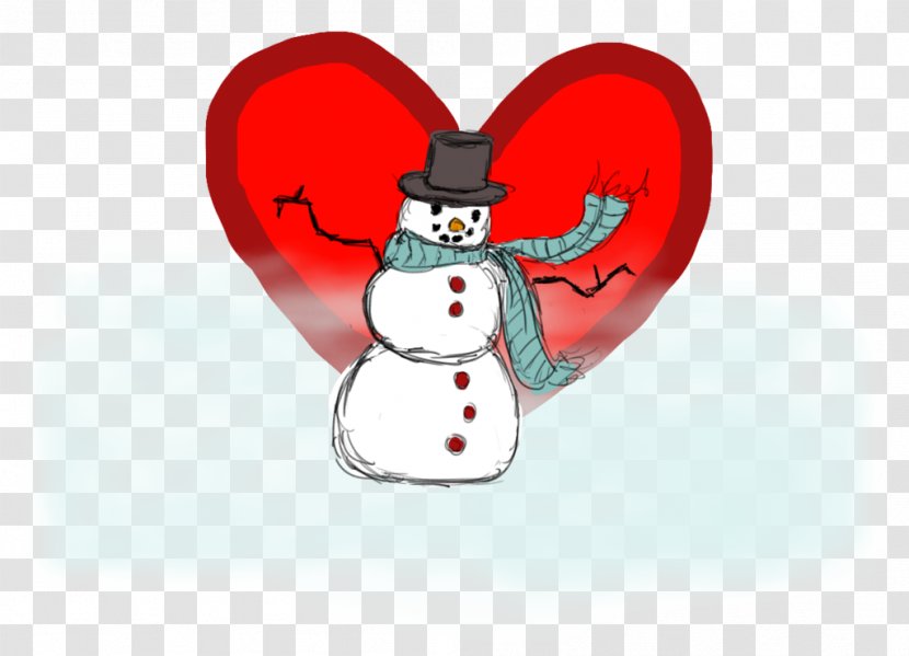 Love Character Animated Cartoon Fiction The Snowman - Christmas Ornament - Drawing Transparent PNG