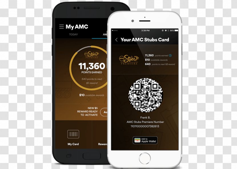 Smartphone AMC Theatres Stubs Credit Card Feature Phone - Member Transparent PNG