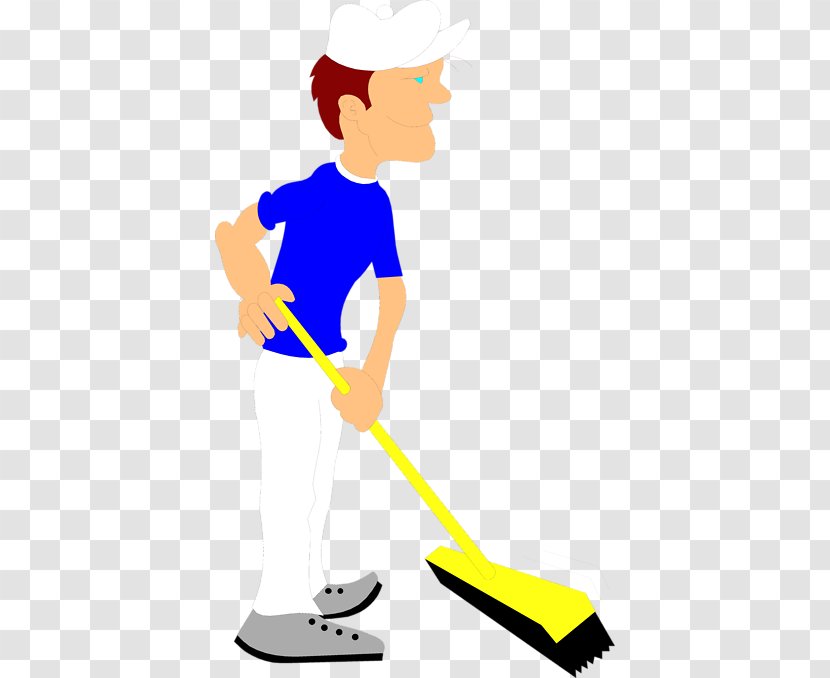 Janitor Broom Cleaning Housekeeping Clip Art - Baseball Equipment - Cliparts Transparent PNG