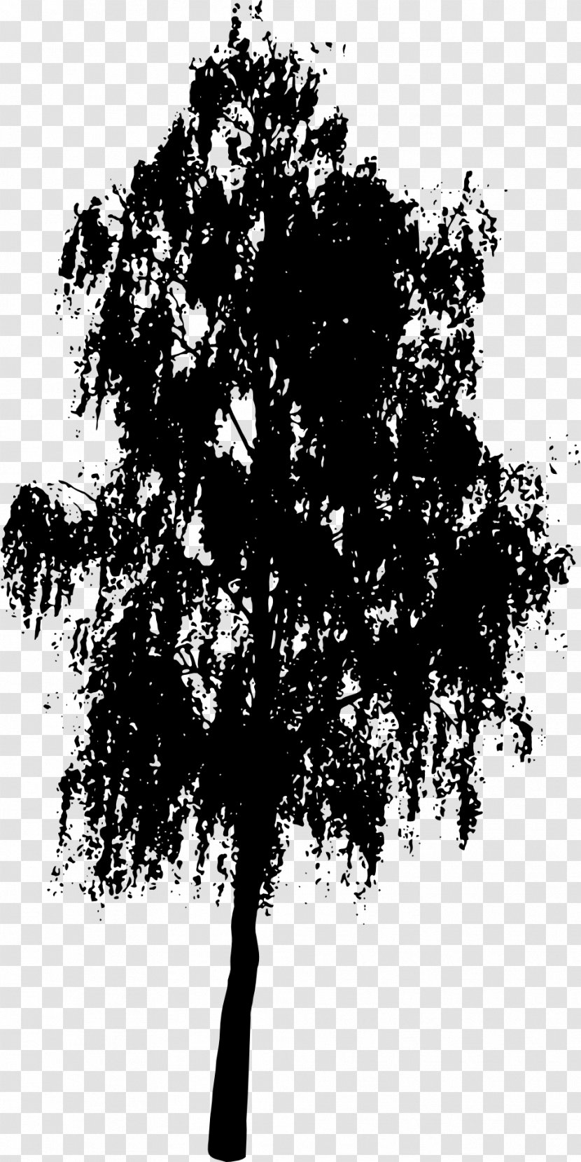 Silhouette Tree Clip Art Transparent PNG
