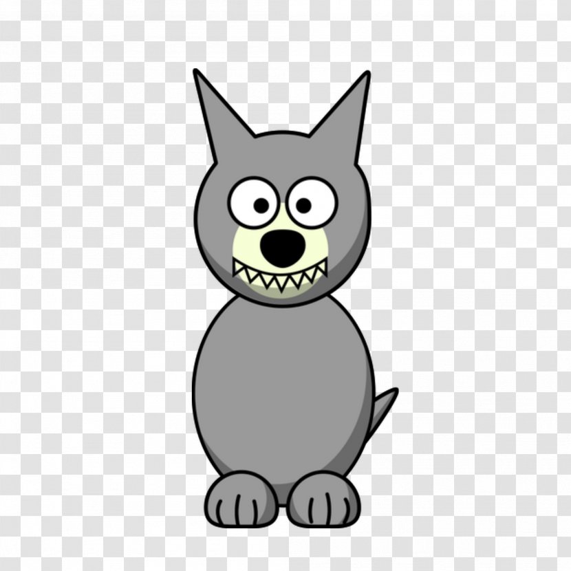Whiskers Dog Cartoon Clip Art - Cat Transparent PNG